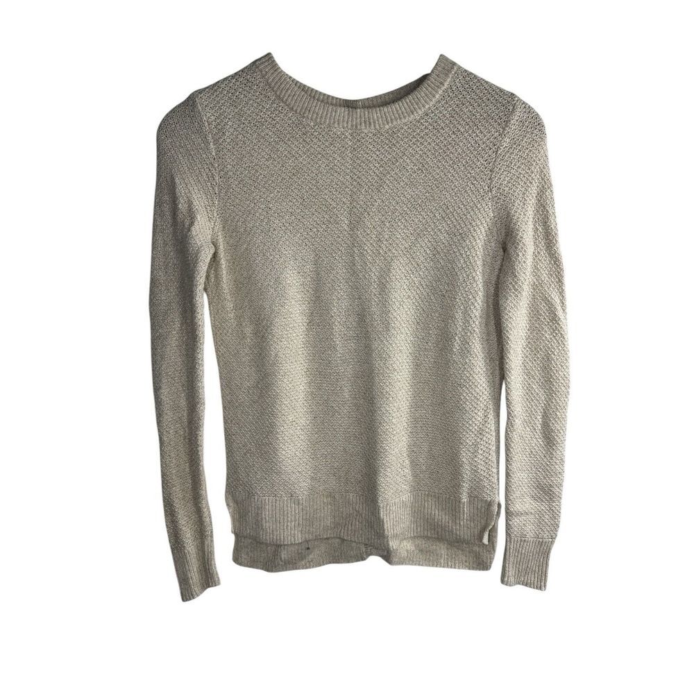 Madewell Button-Back Sweater‎ Women's Size XXS Gray
